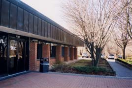 [photo, Maryland Public Television entrance, 11767 Owings Mills Blvd., Owings Mills, Maryland]