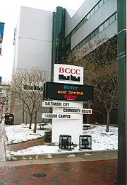 [photo, Bard Building, Harbor Campus, Baltimore City Community College, 600 East Lombard St., Baltimore, Maryland]