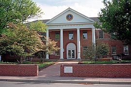 [photo, St. Mary's County Courthouse, 41605 Court House Drive, Leonardtown, Maryland]